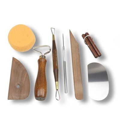 Outils pour la poterie - Kit du potier - 4 accessoires - Solargil